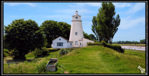 Sir Peter Scott Lighthouse, The East Bank of The River Nene, The Wash, Lincolnshire