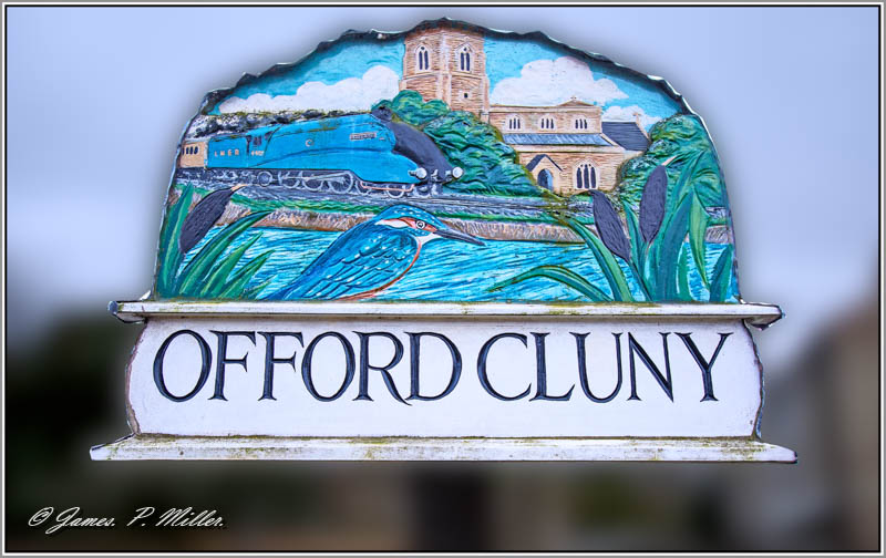 Offord Cluny, Village Sign