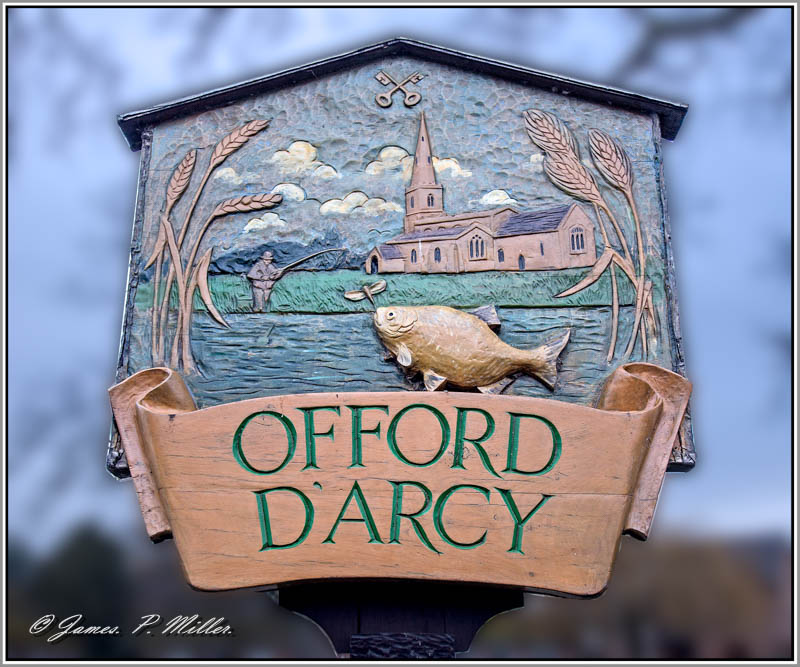 Offord D'Arcy Village Sign