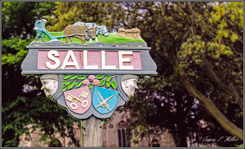 Salle Village Sign, Salle, Norfolk