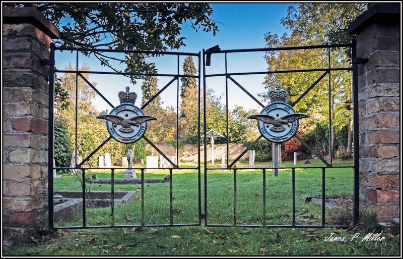 Gates to St. Margaret And All Saints Churchyard Wyton