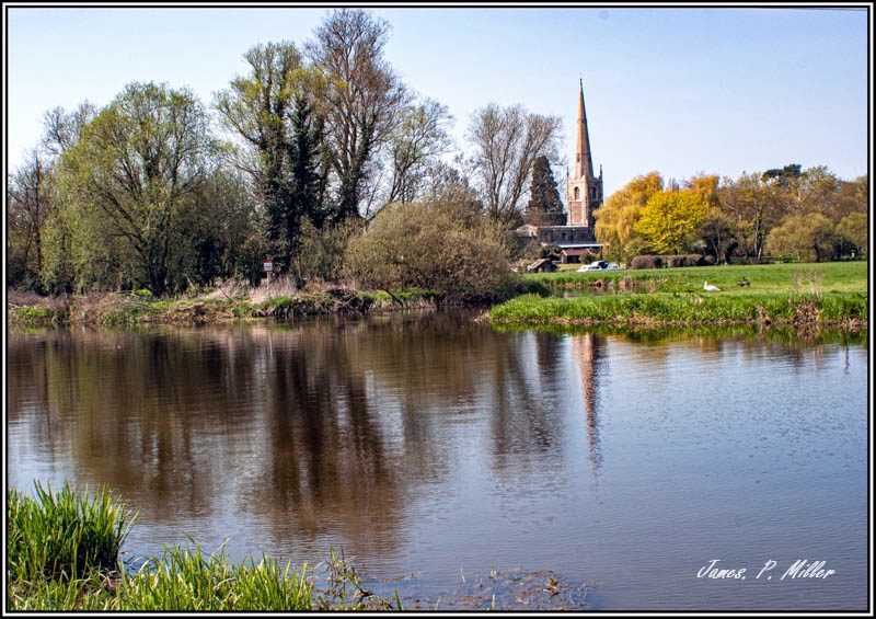 View Across The Great River Ouse to Hemingford Abbotts