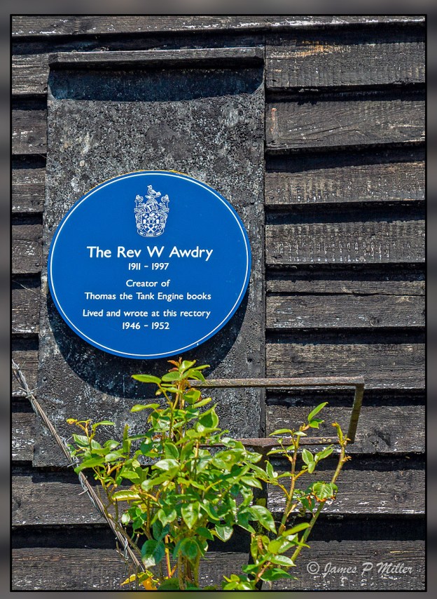 The Blue Plaque to Rev W Awdry, Elsworth
